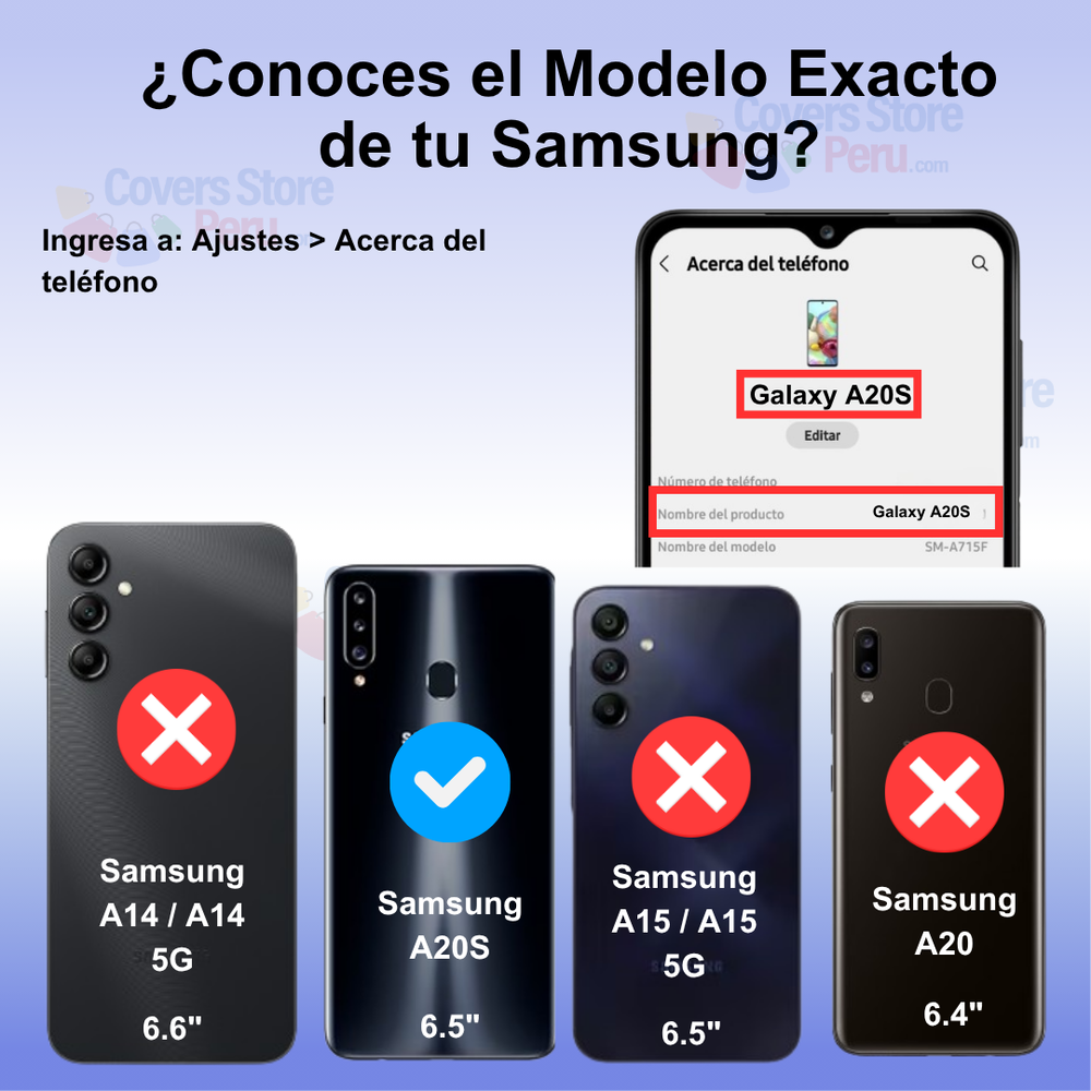 Funda para Samsung A20S Ahumado con Anillo Rojo Antishock