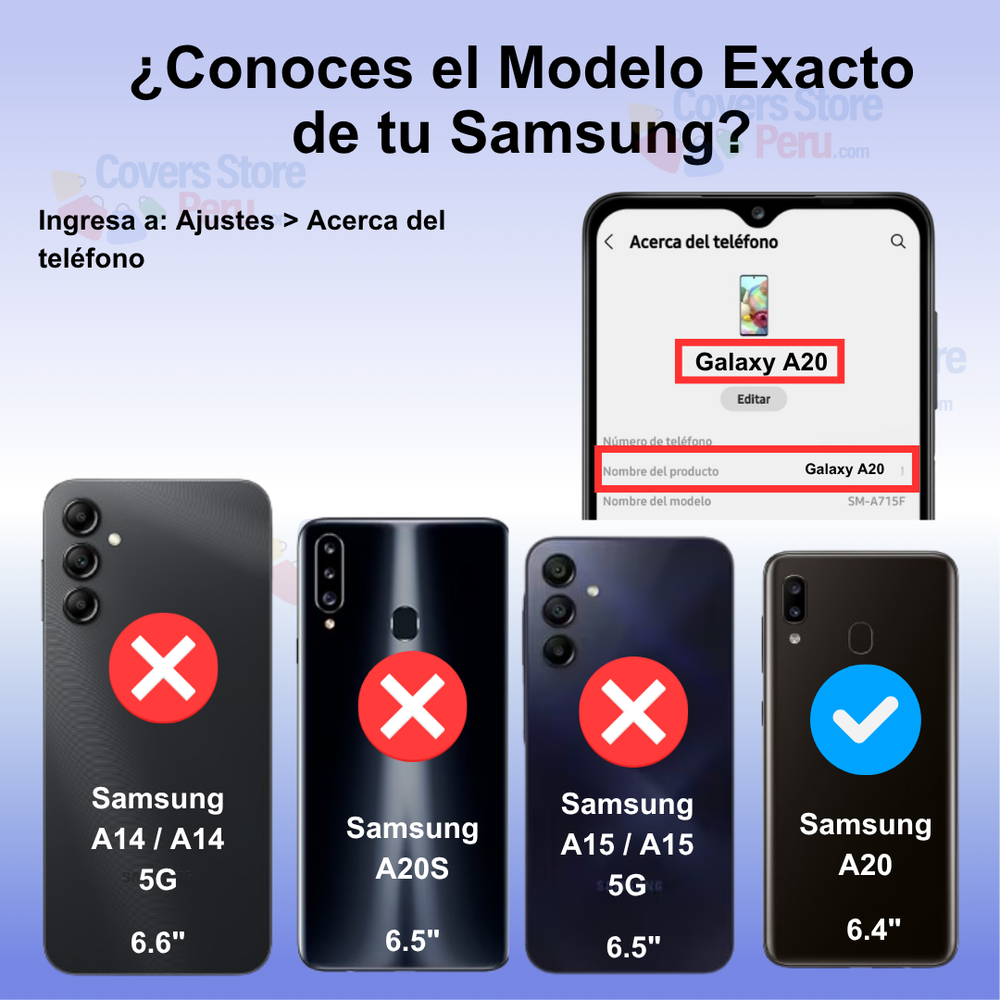 Funda para Samsung A20 Ahumado con Anillo Rojo Antishock