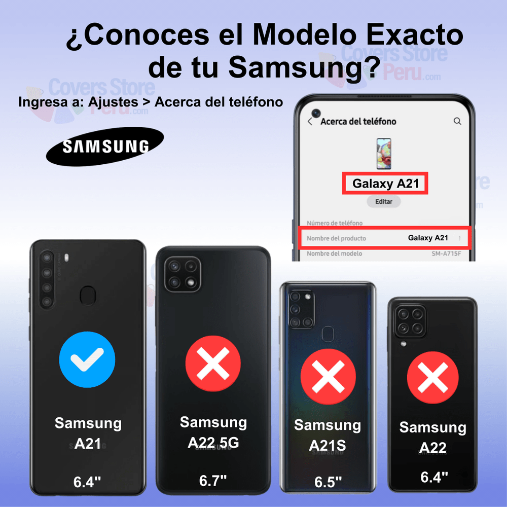 Funda Case para Samsung A21 Ahumado Mate Azul Antishock