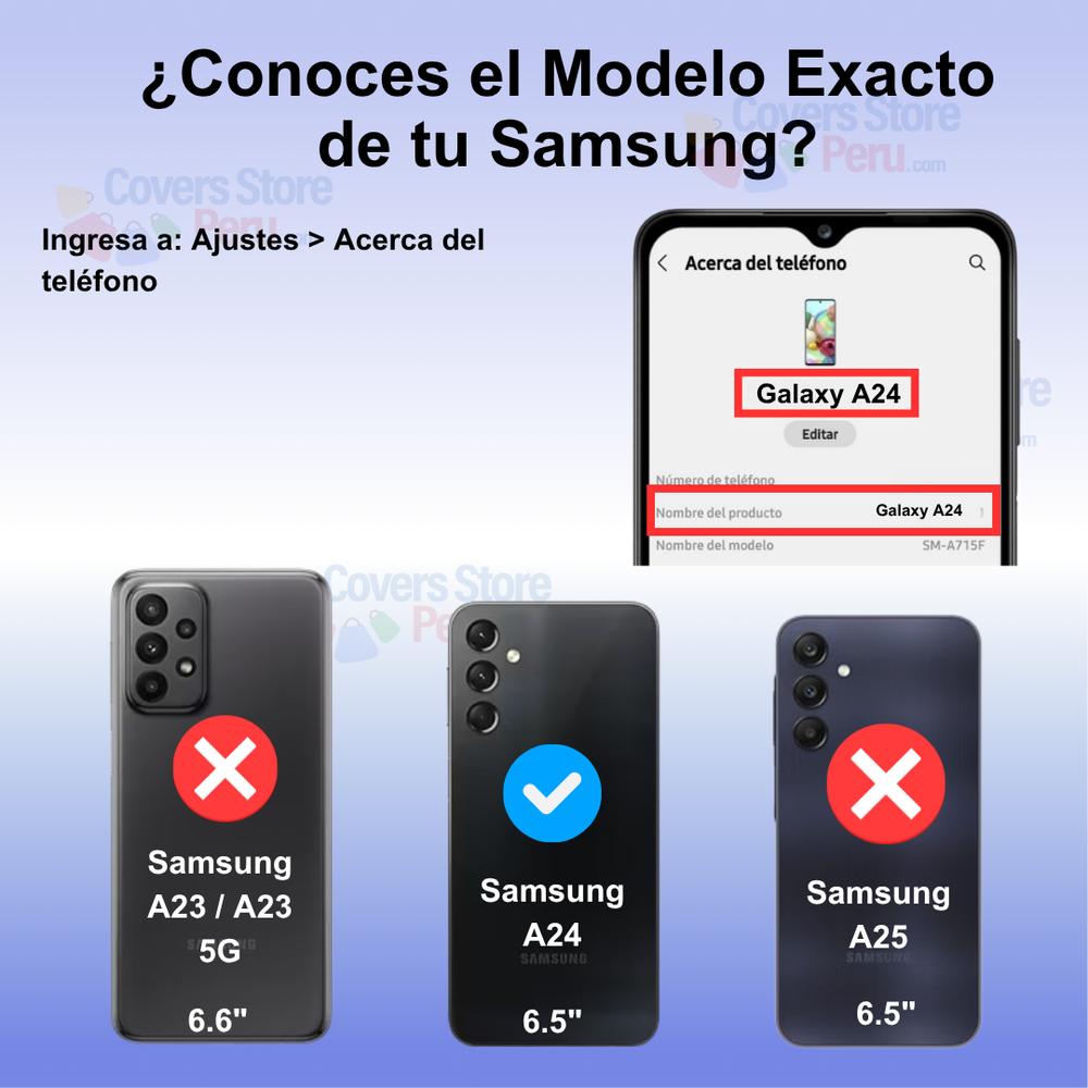 Funda para Samsung A24 5G Ahumado con Anillo Negro