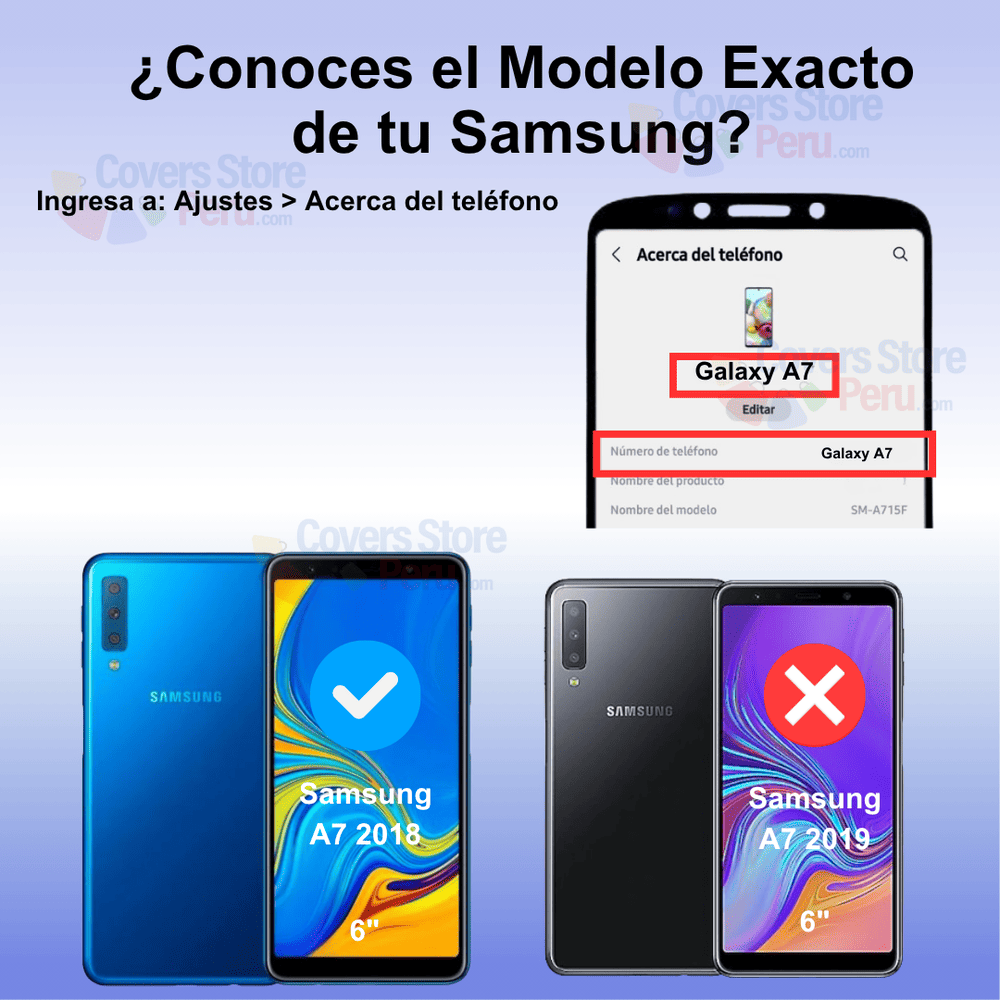 Mica para Samsung A7 2018 Vidrio Templado Anti-Espía