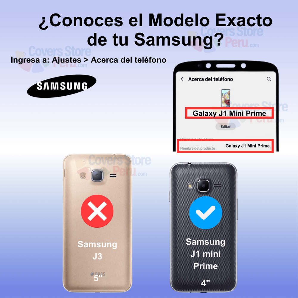 Funda Case para Samsung J1 Mini Prime TPU 100% Transparente