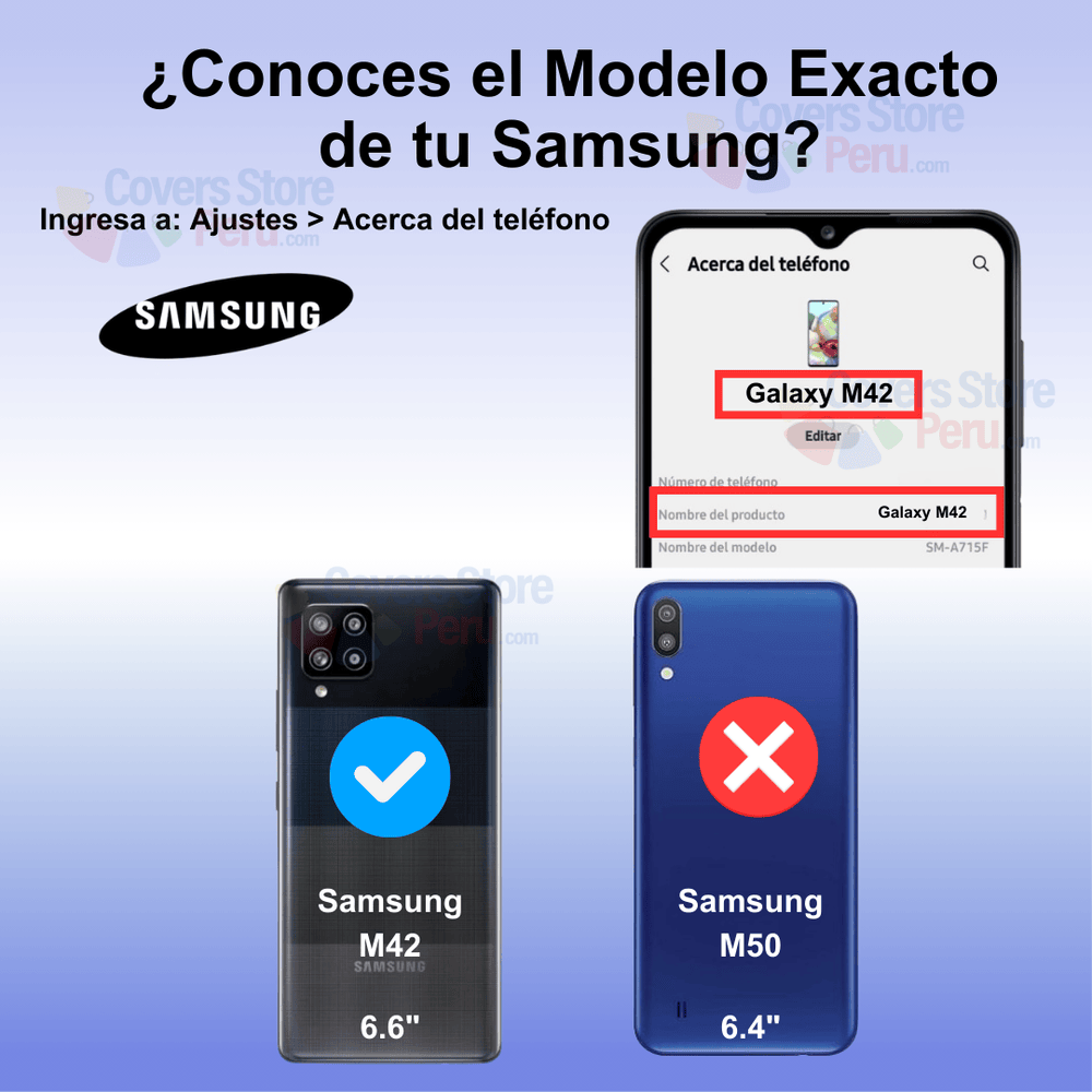 Funda Case de Samsung M42 5G Robot Azul con Aro y Protector