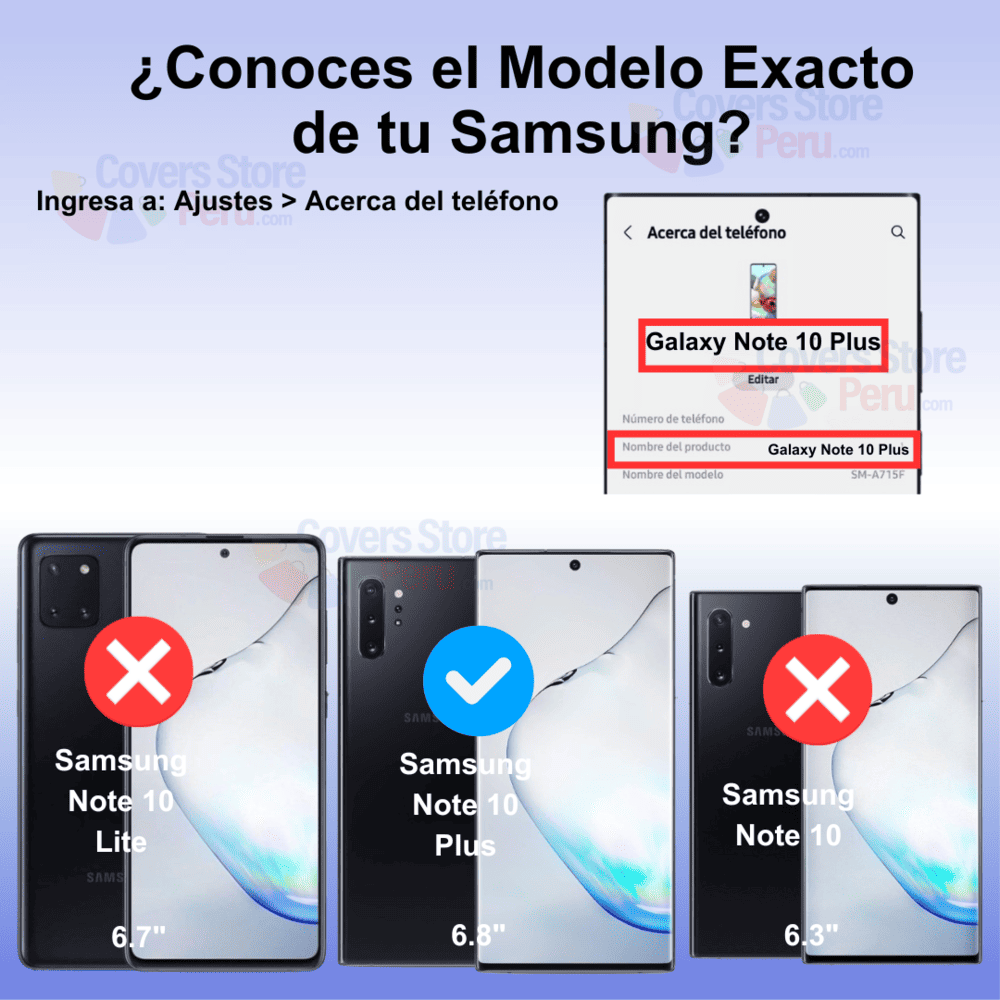 Mica para Samsung Note 10 Plus Cerámica Anti-Espía