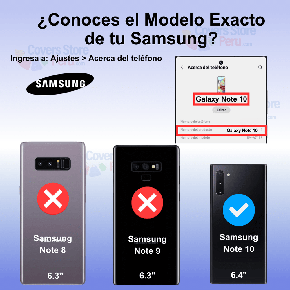 Funda para Samsung Note 10 TPU 100% Transparente Antishock