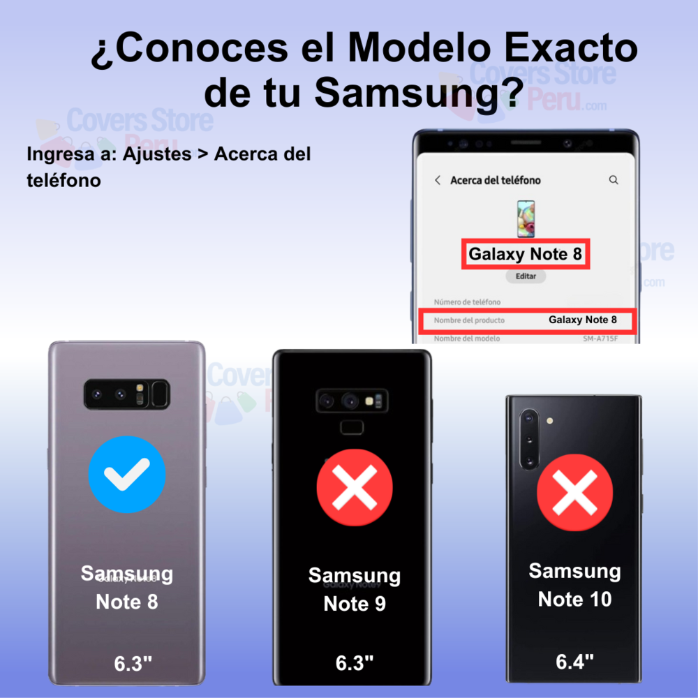 Funda Case para Samsung Note 8 Ahumado Anillo Verde