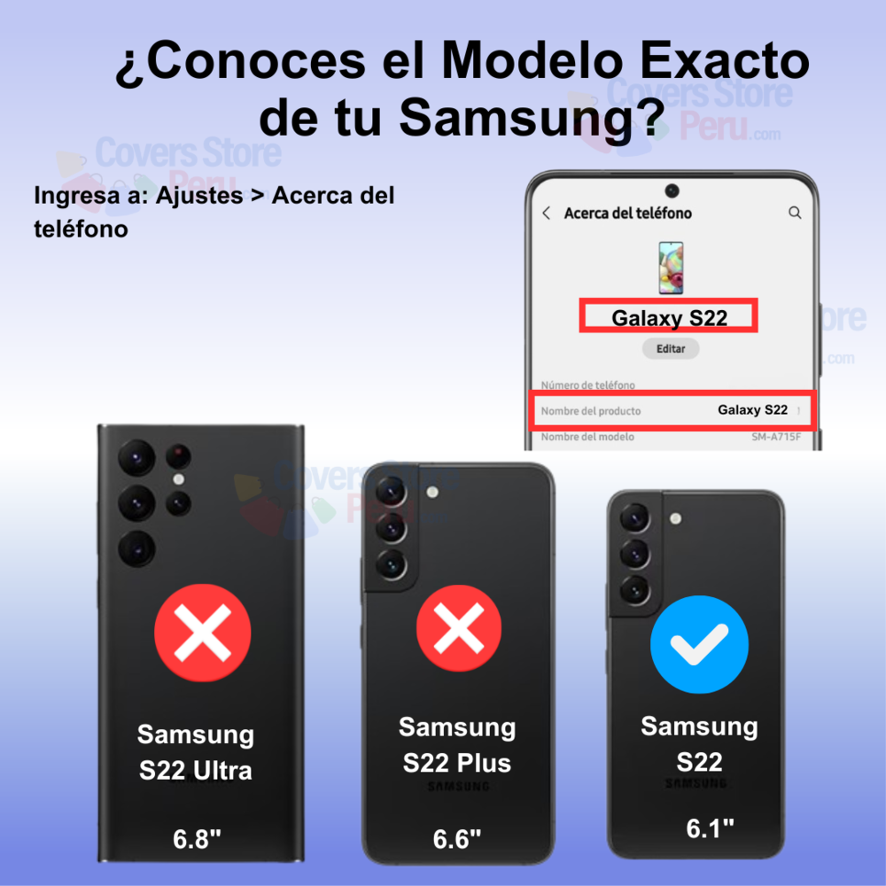 Funda para Samsung S22 Adventure Extreme Negro-Celeste