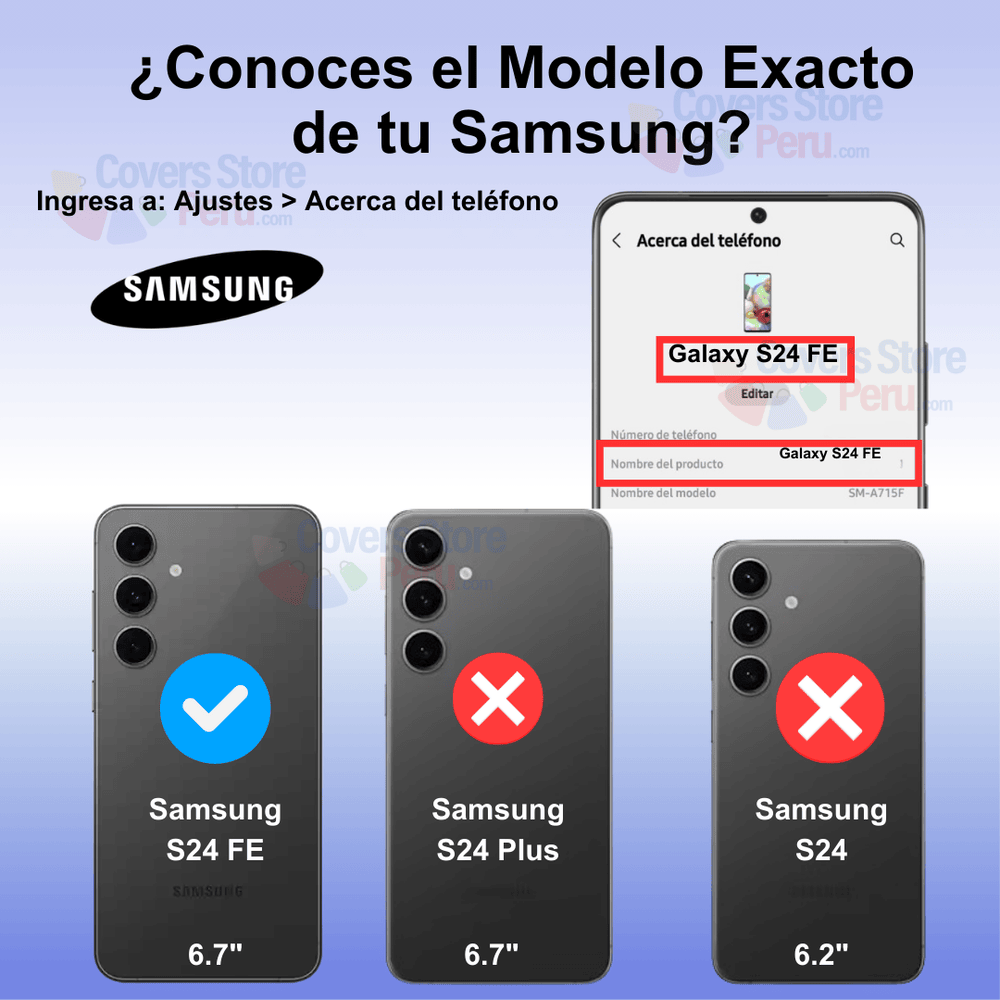 Funda para Samsung S24 Fe Ahumado con Anillo Azul Antishock