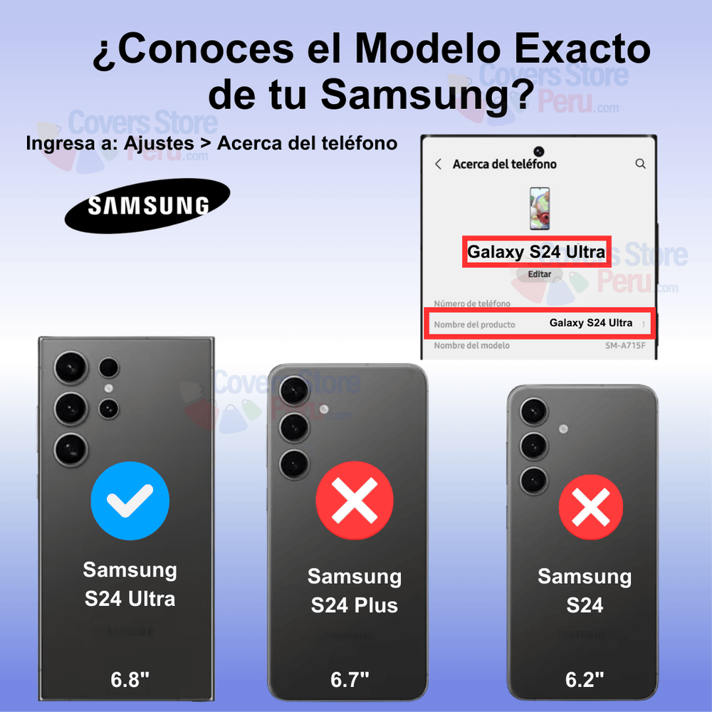 Funda para Samsung S24 Ultra TPU con esquinas reforzadas