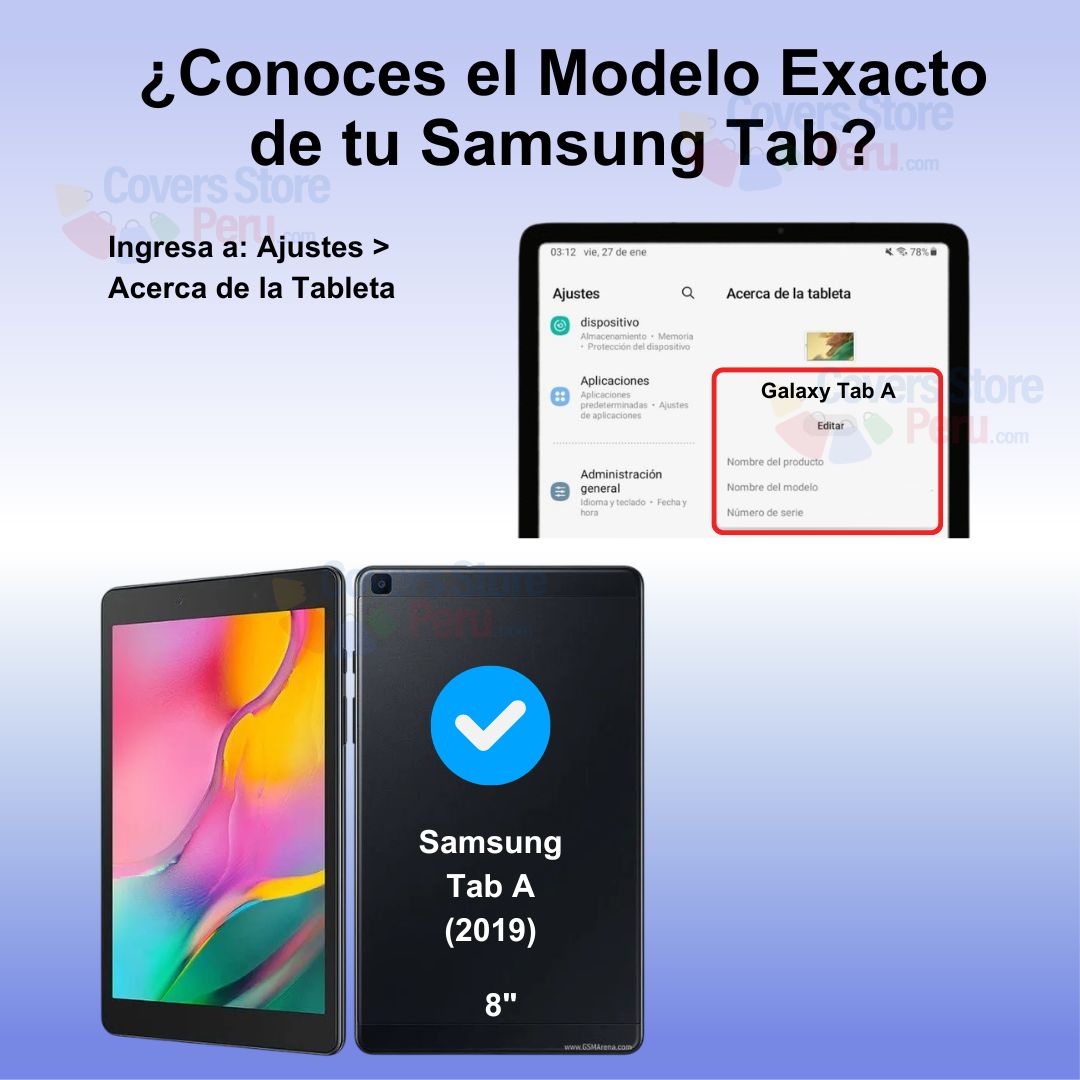 Funda para Samsung Tab A 8" Armor Híbrida Verde Menta