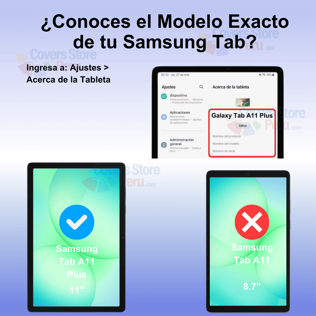 Mica para Samsung Tab A11 Plus 11" de Vidrio Templado Antishock