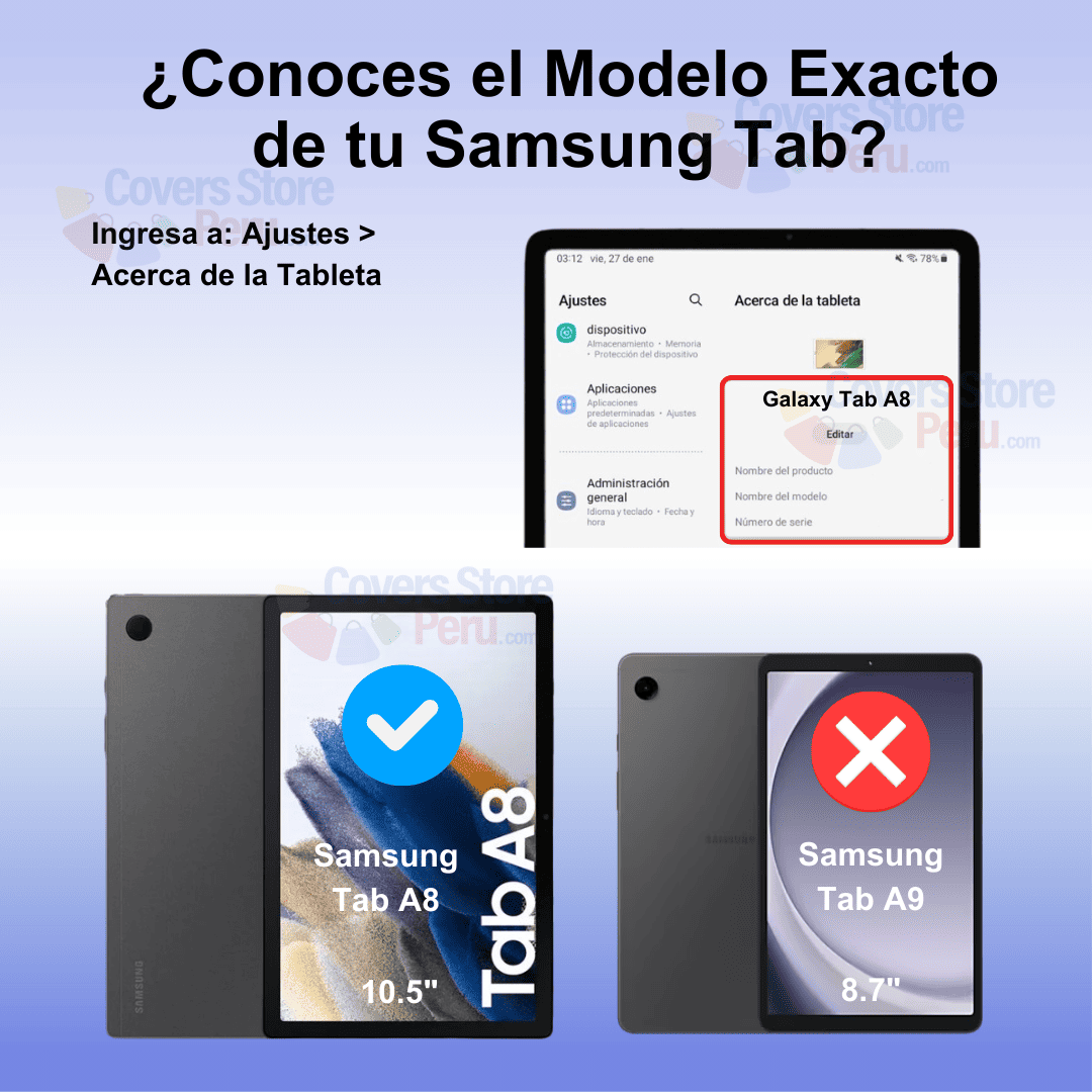 Mica para Samsung Tab A8 10.5" de Cerámica Antishock