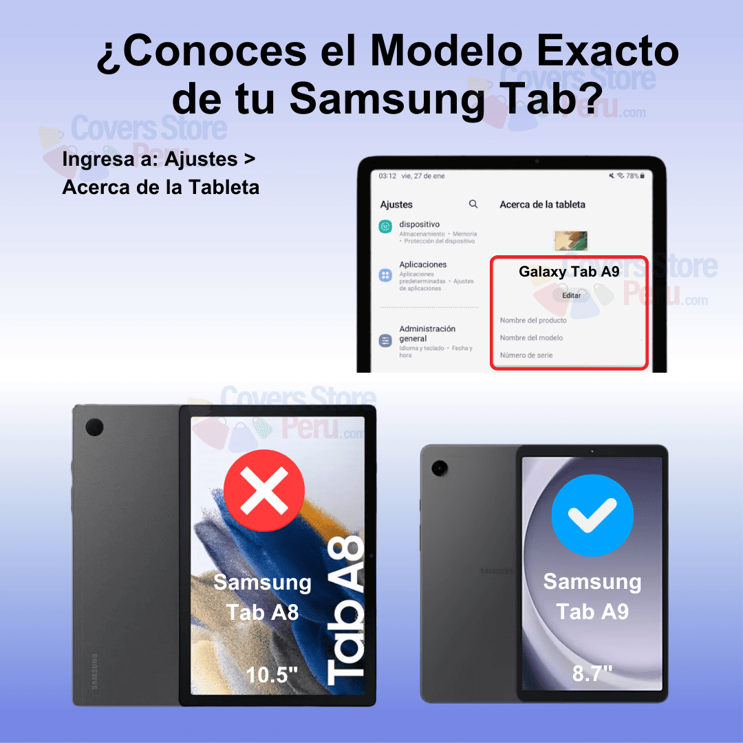 Mica para Samsung Tab A9 8.7" de Cerámica Antishock