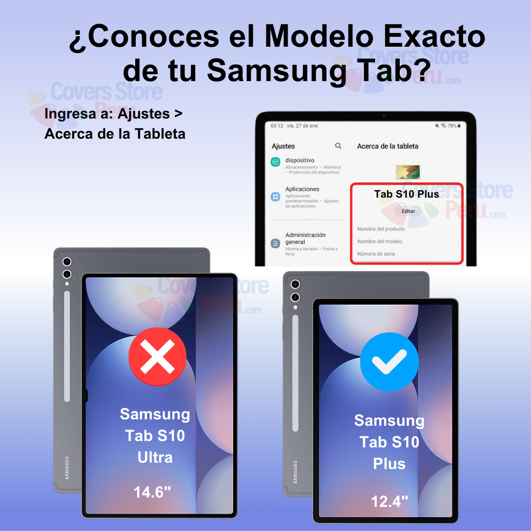 Mica para Samsung Tab S10 Plus 12.4" de Vidrio Templado
