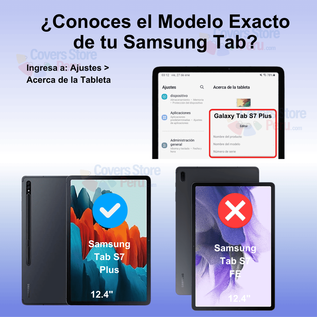 Mica para Samsung Tab S7 Plus 12.4" de Cerámica Matte