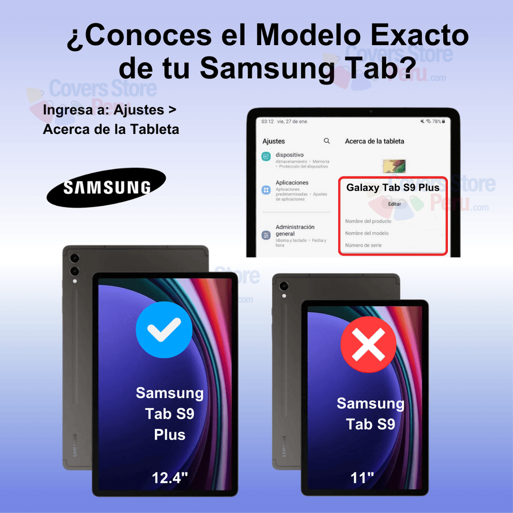 Mica para Samsung Tab A9 Plus 11" de Vidrio Templado Antishock