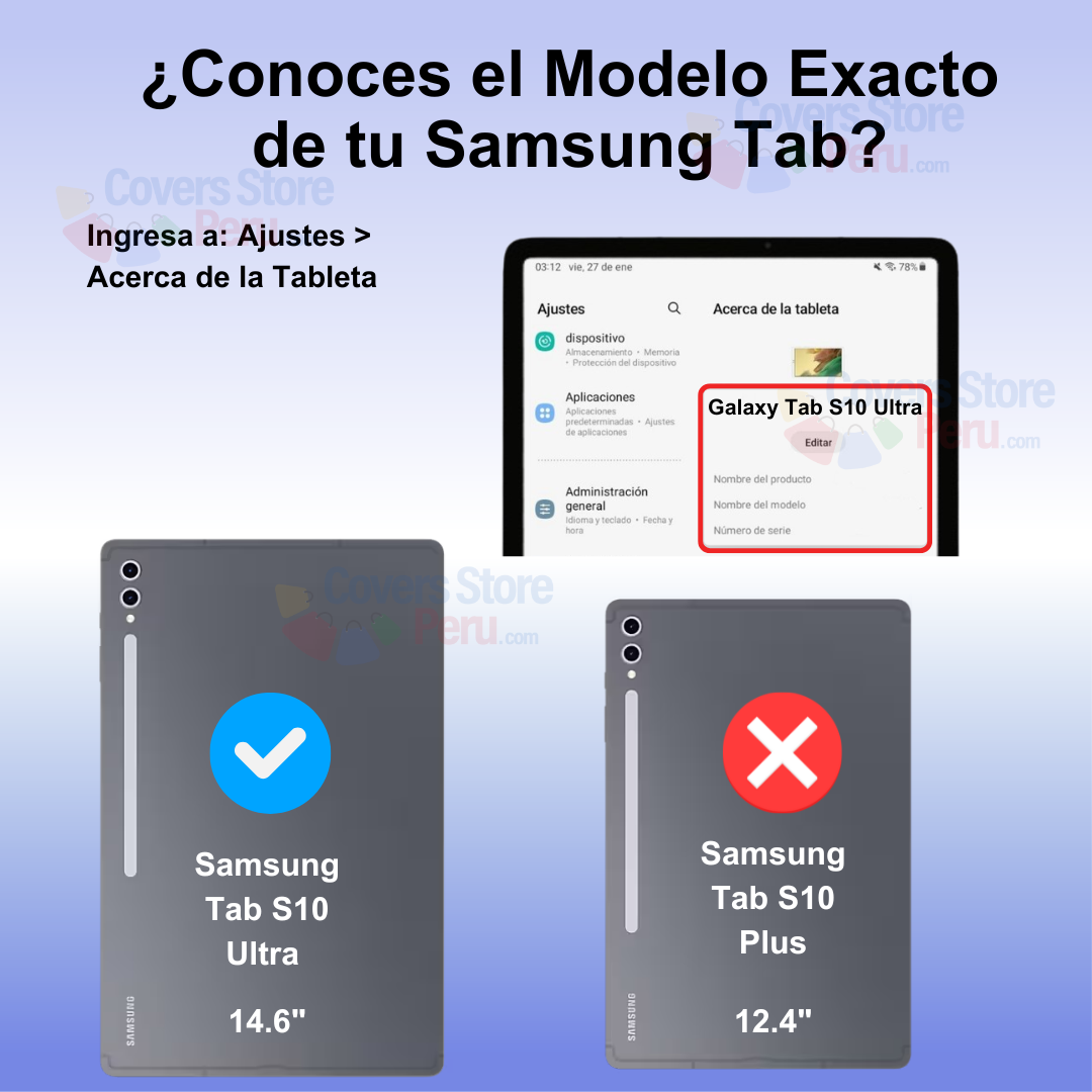 Funda para Samsung Tab S10 Ultra 14.6" Giratoria Rosada
