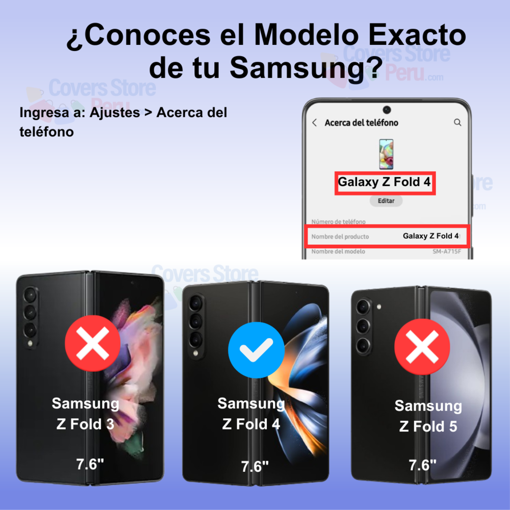 Funda para Samsung Z Fold 4 Ahumado con Anillo Rojo
