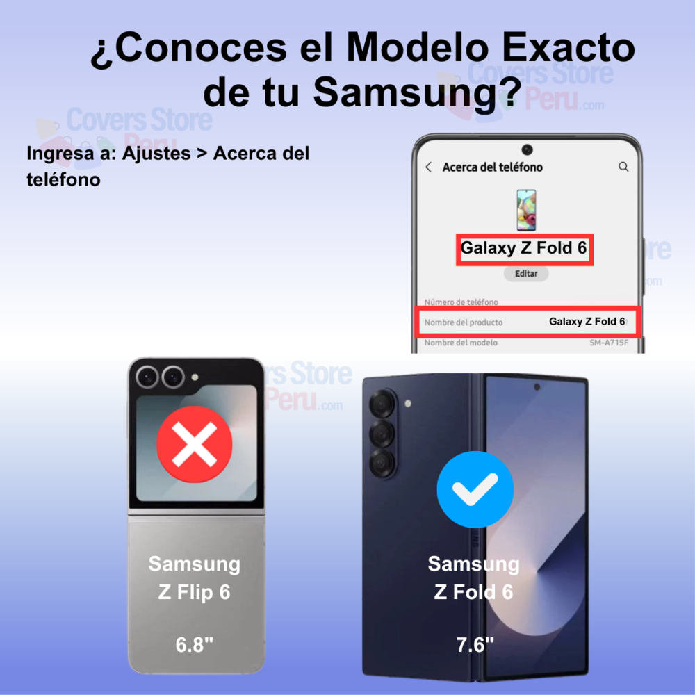 Funda Case para Samsung Z Fold 6 Soft Feeling Lila