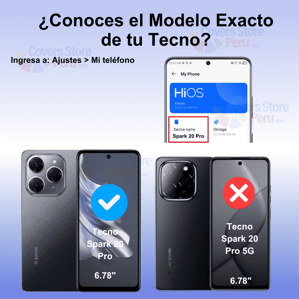 Mica Protector para Tecno Spark 20 Pro 4G Vidrio Templado OG