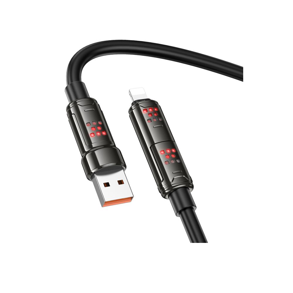 Cable Hoco U143 Joy 4 en 1 USB/C a iP y Tipo-C 240W Negro