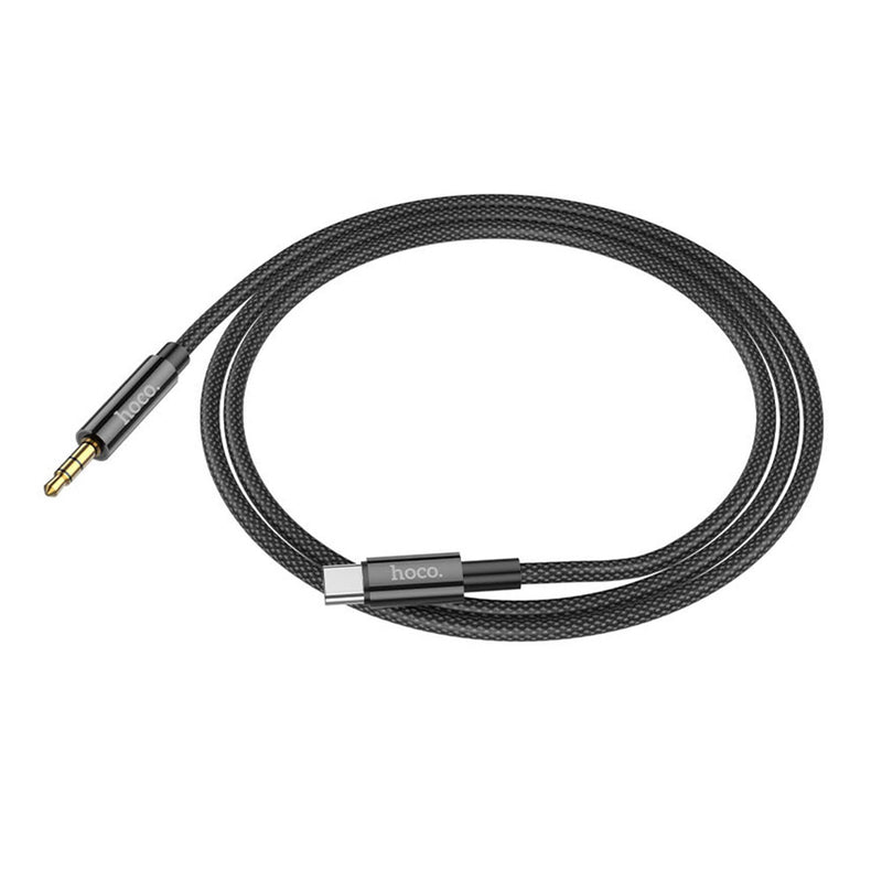 Adaptador Tipo C Convertidor de Audio Hoco UPA19 Blanco