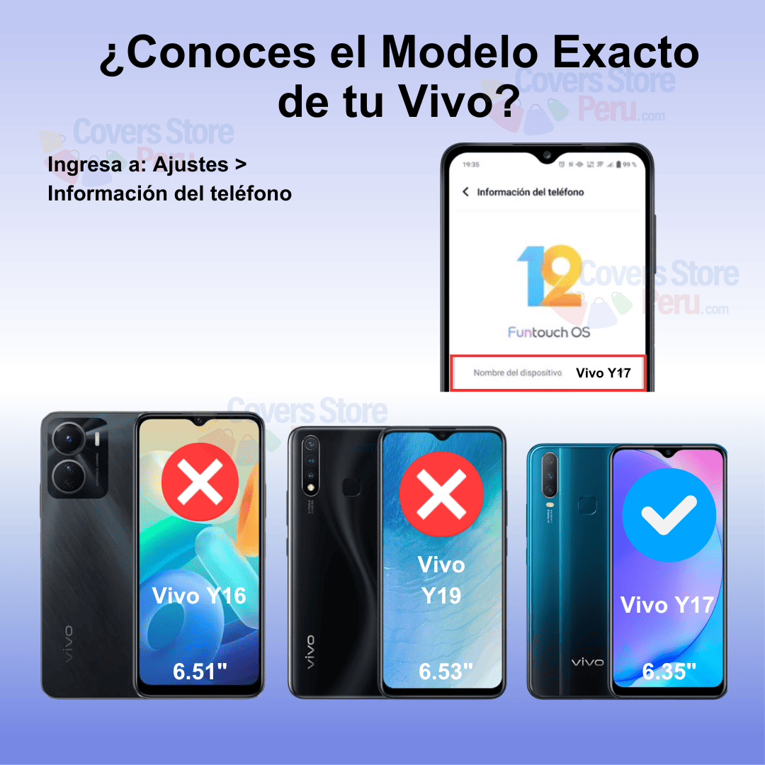 Mica Protector para Vivo Y17 Vidrio Templado OG