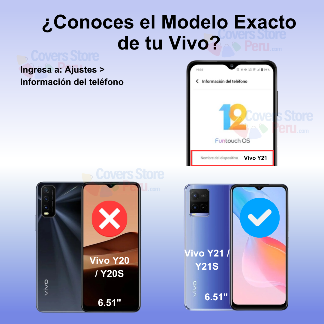 Mica Protector para Vivo Y21S Vidrio Templado OG
