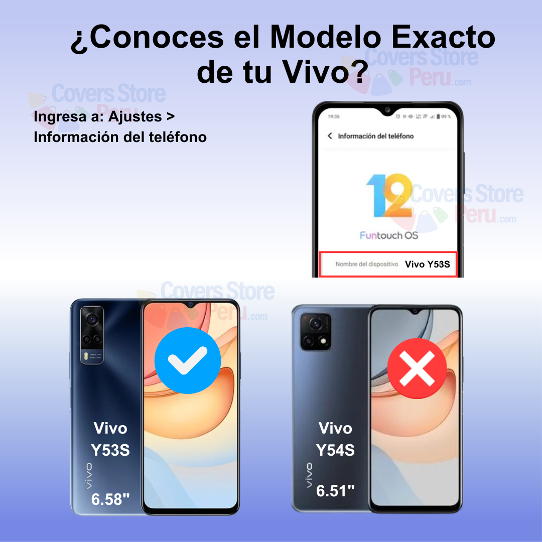 Mica Protector para Vivo Y53S Vidrio Templado OG