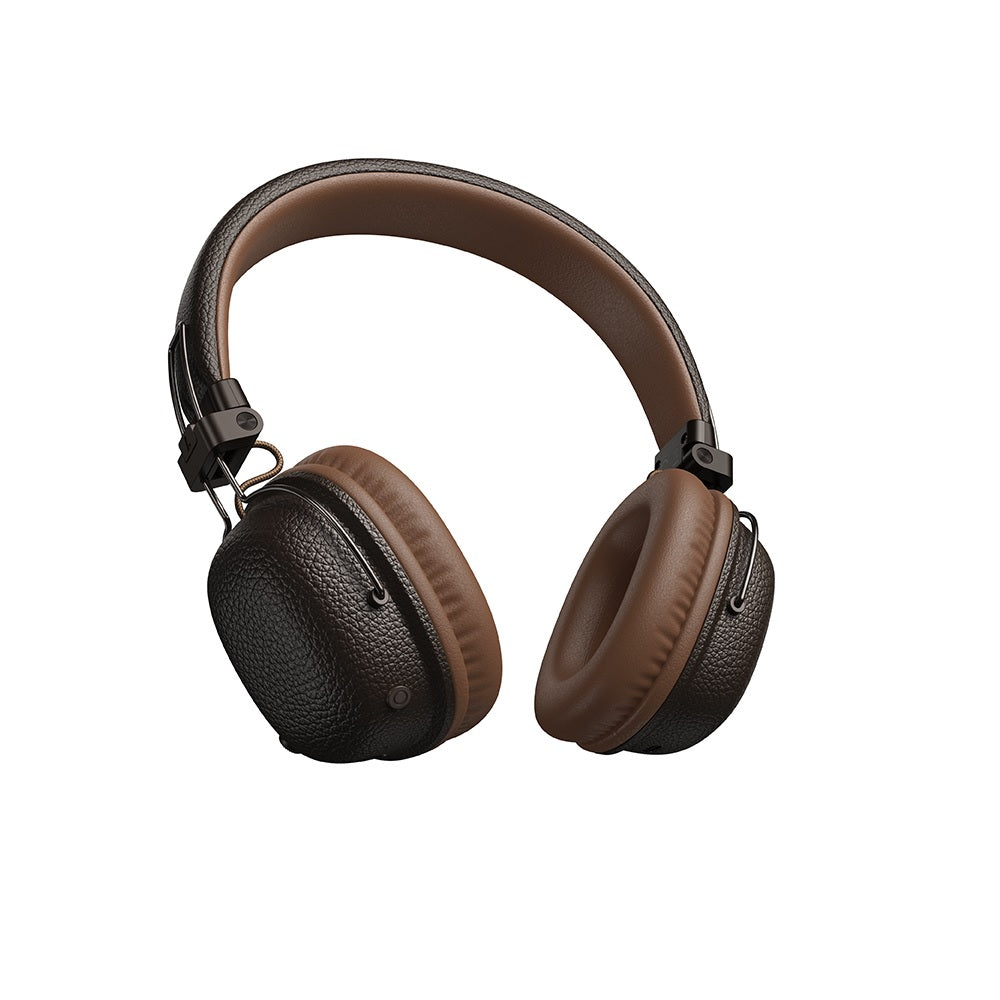 Audifonos Bluetooth Diadema Hoco W64 Earl II Plegable Marron