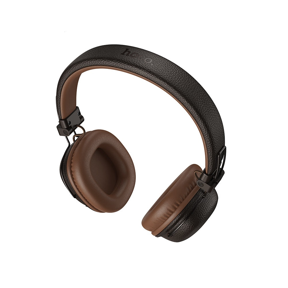 Audifonos Bluetooth Diadema Hoco W64 Earl II Plegable Marron