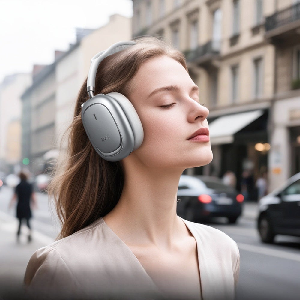 Audifonos Bluetooth Hoco W68 Diadema ANC Gris