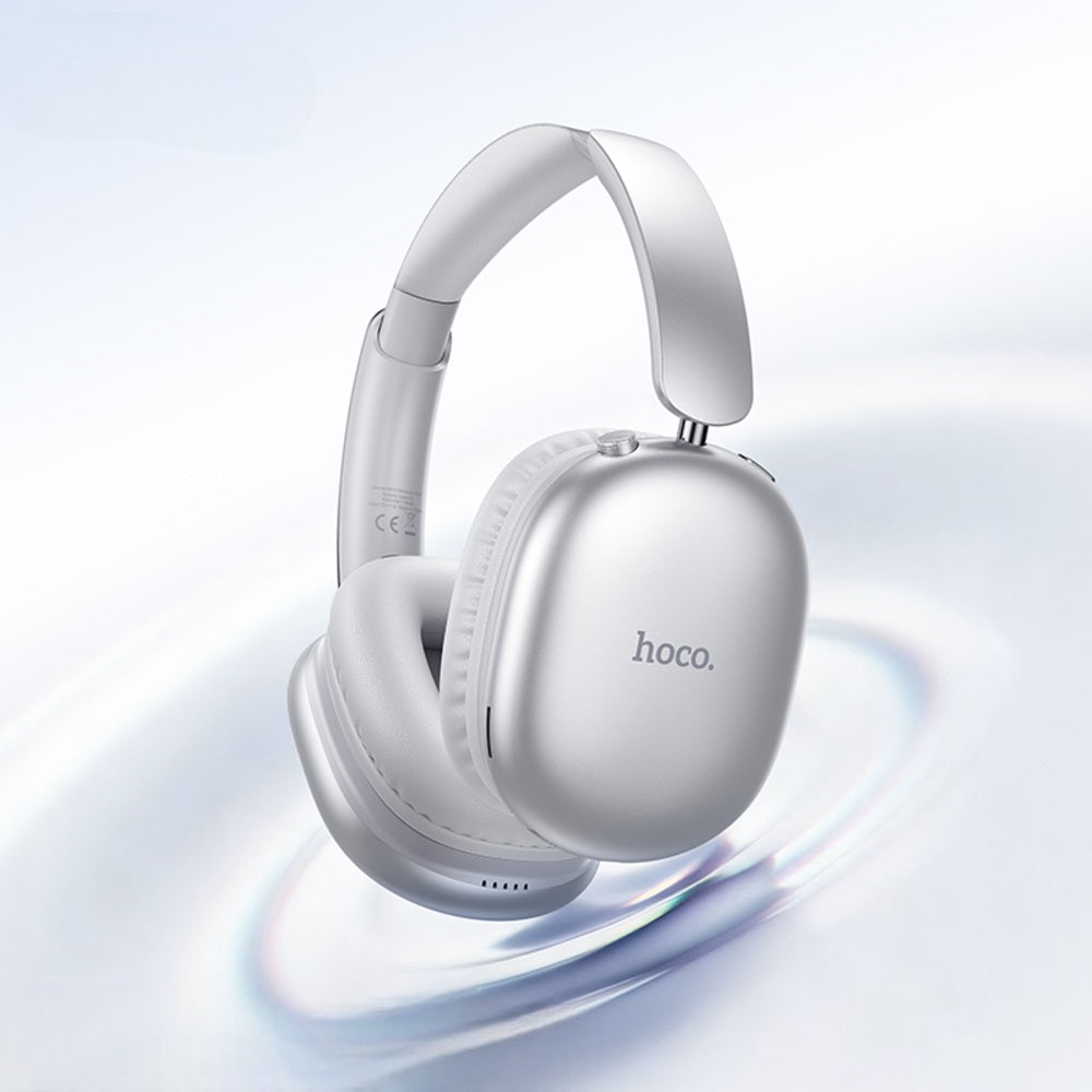 Audifonos Bluetooth Diadema Hoco W73 Graceful Sonido Gris
