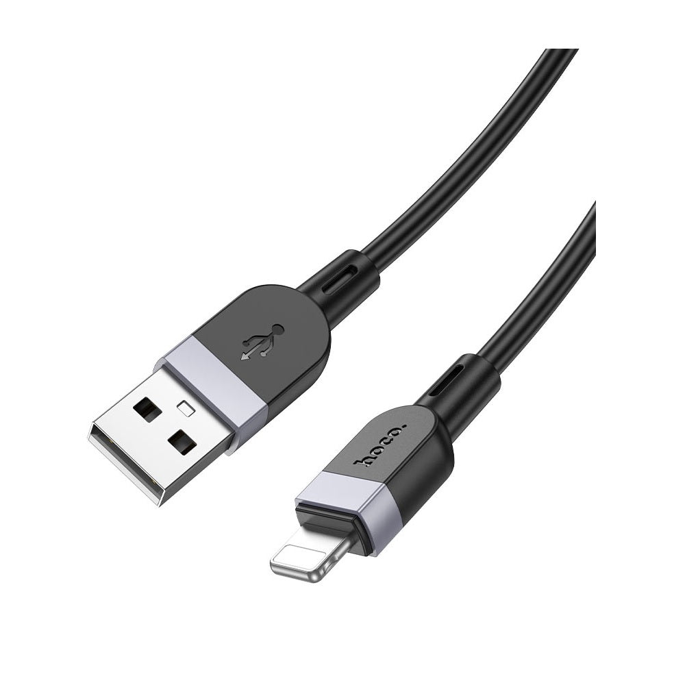 Cable Hoco X109 Energy Silicona USB a iP PD 2m Negro