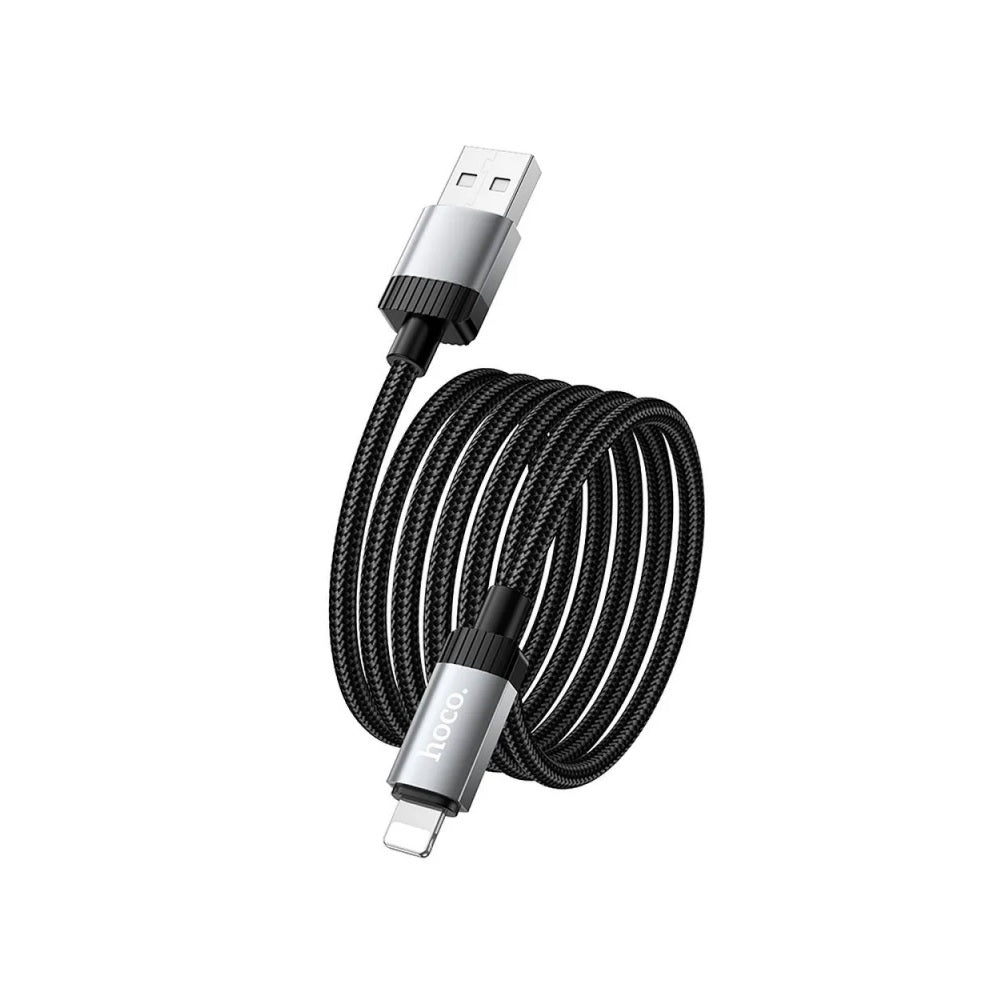 Cable Hoco X117 Star USB a iP Carga Rápida Negro