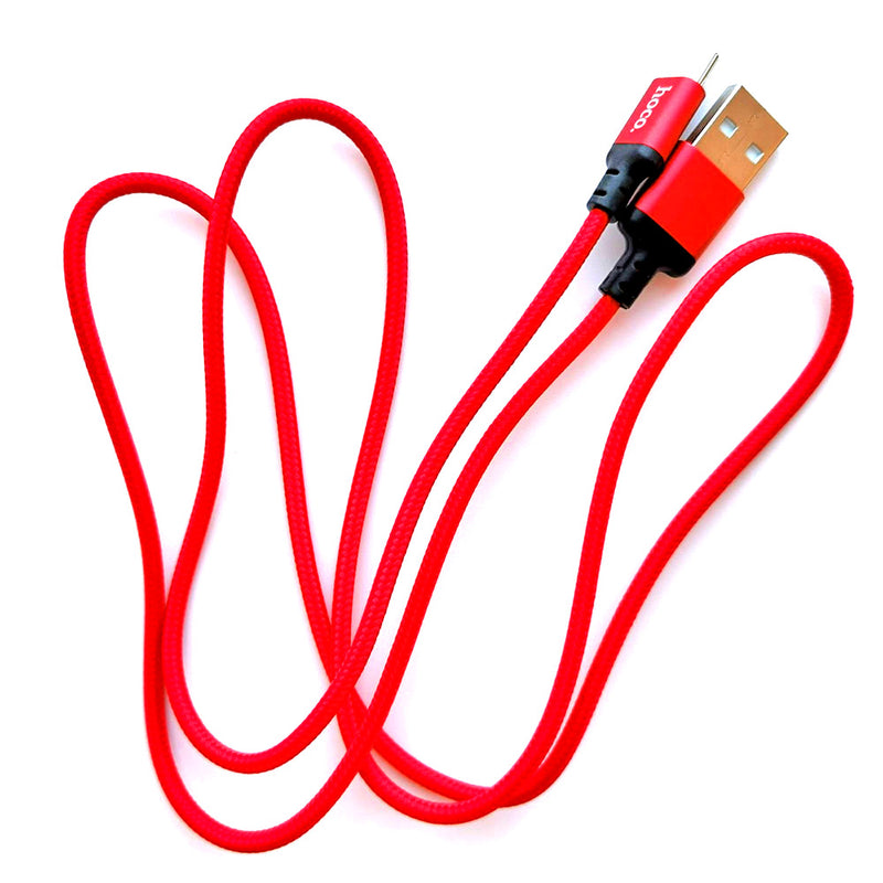 Cable De Carga USB a Micro USB V8 2m Hoco X14 Rojo