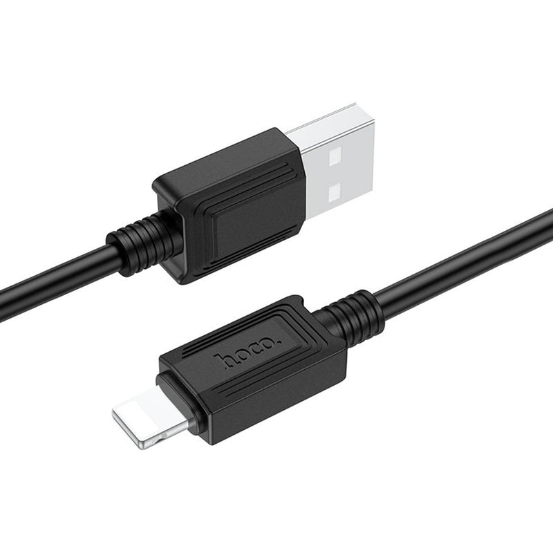 Cable De Datos USB a Lightning 1m Hoco X73 Negro De Calidad