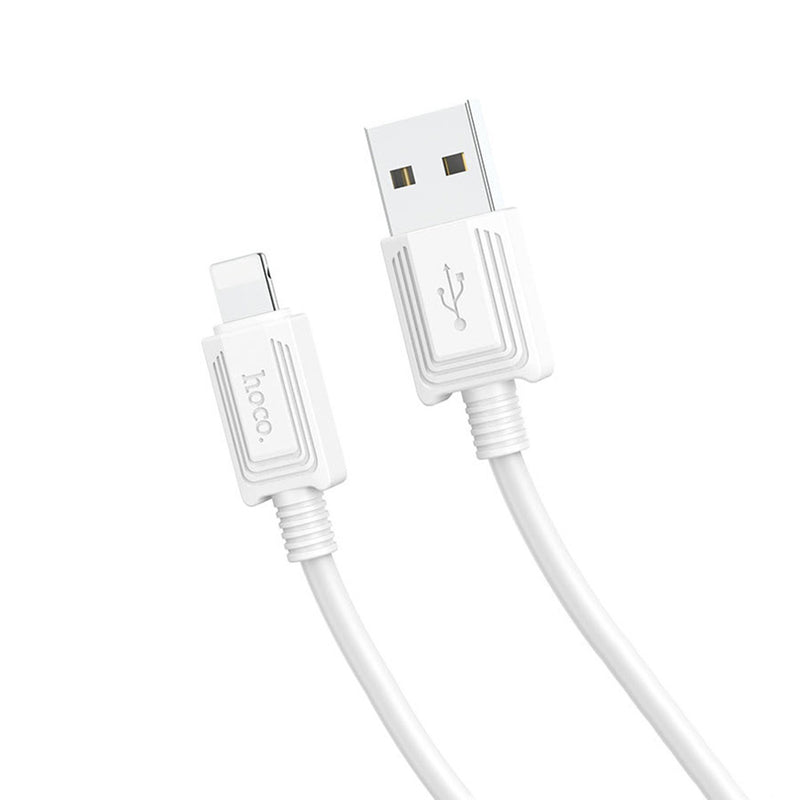 Cable De Datos USB a Lightning 1m Hoco X73 Negro De Calidad