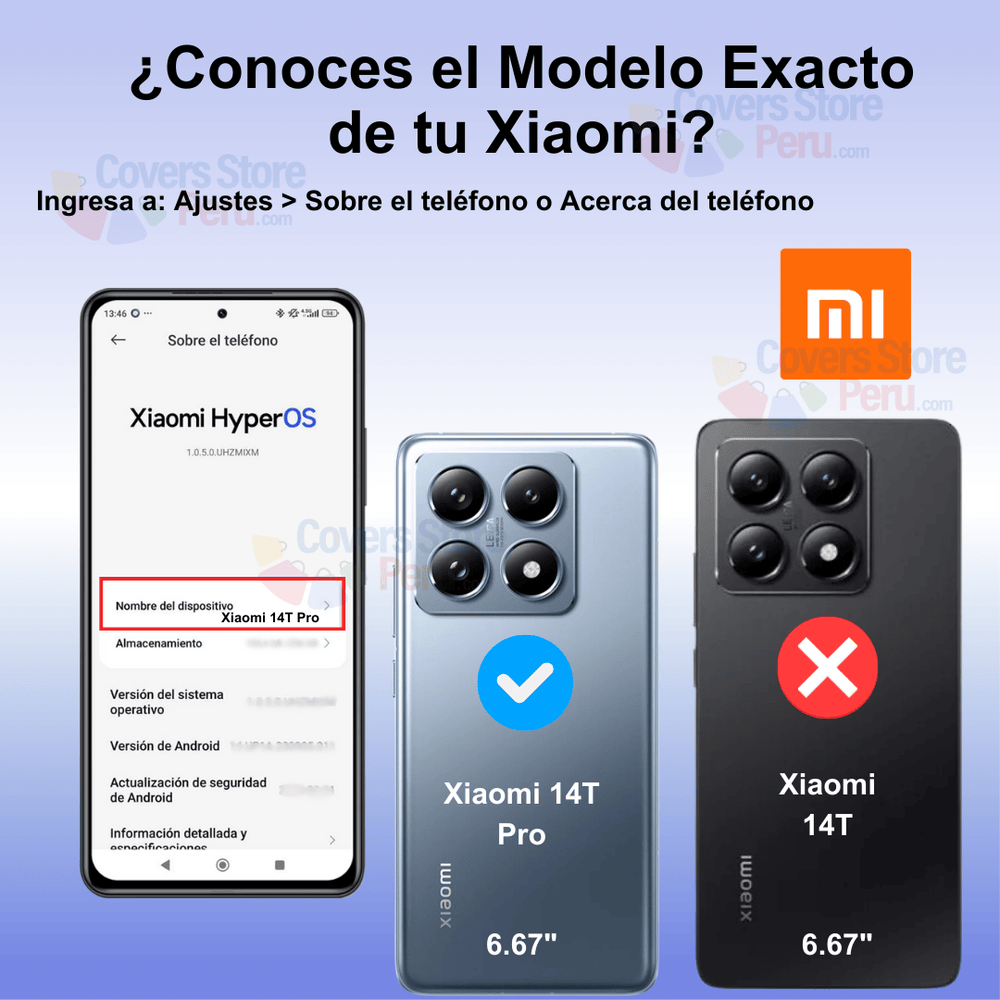 Funda para Xiaomi 14T Pro TPU con esquinas reforzadas