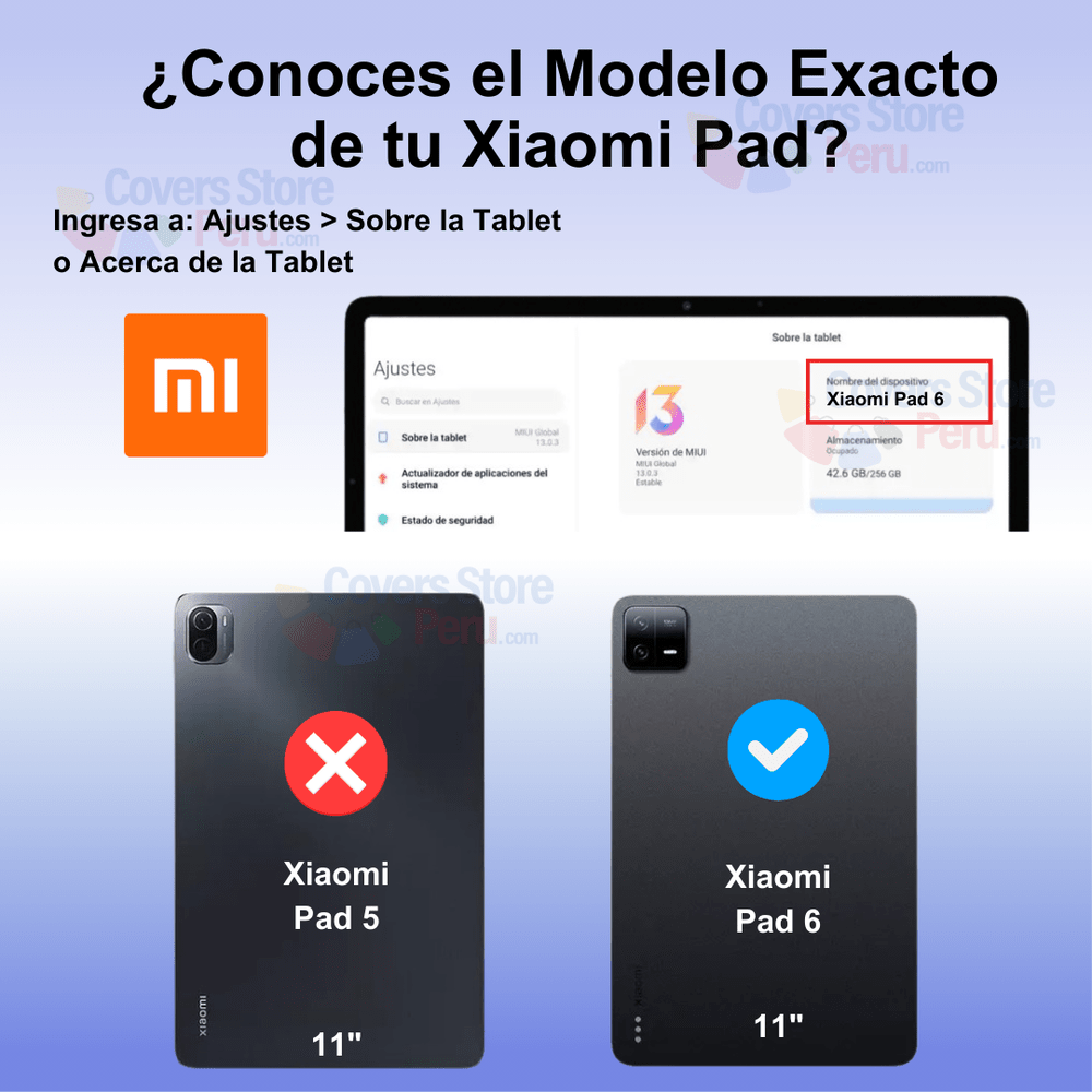 Funda para Xiaomi Mi Pad 6 Imantada Azul