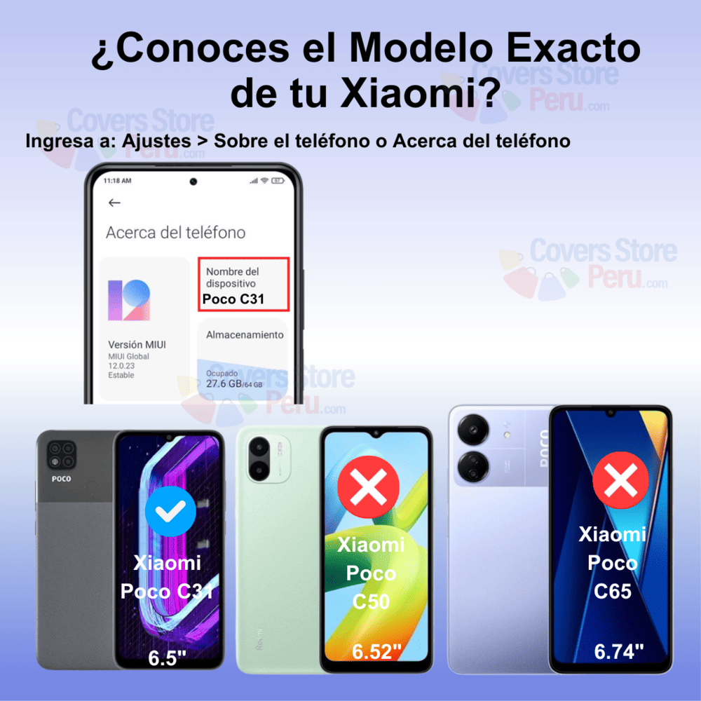 Mica Protector para Xiaomi Poco C31 Vidrio Templado OG
