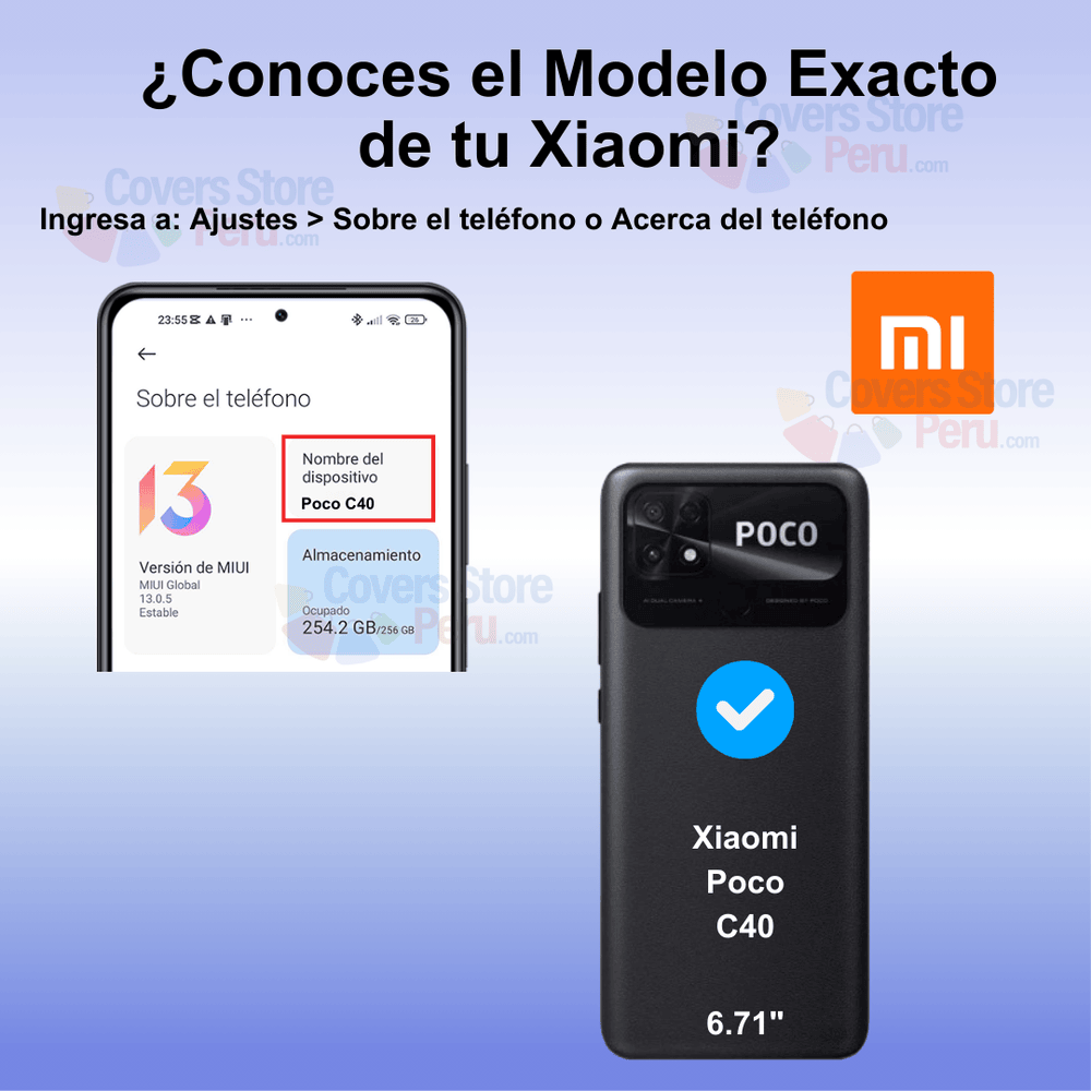 Funda para Xiaomi Poco C40 TPU con esquinas reforzadas