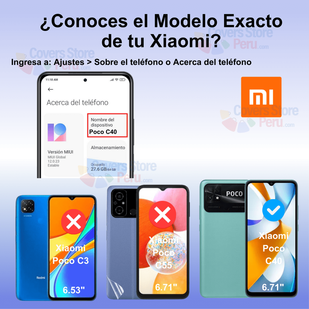 Mica para Xiaomi Poco C40 Black Edition 20K Antishock