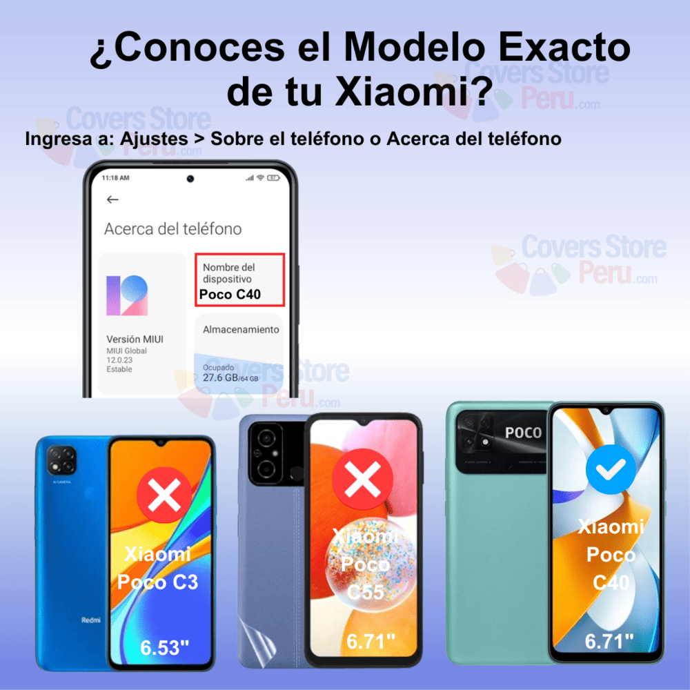 Mica Protector para Xiaomi Poco C40 Vidrio Templado OG