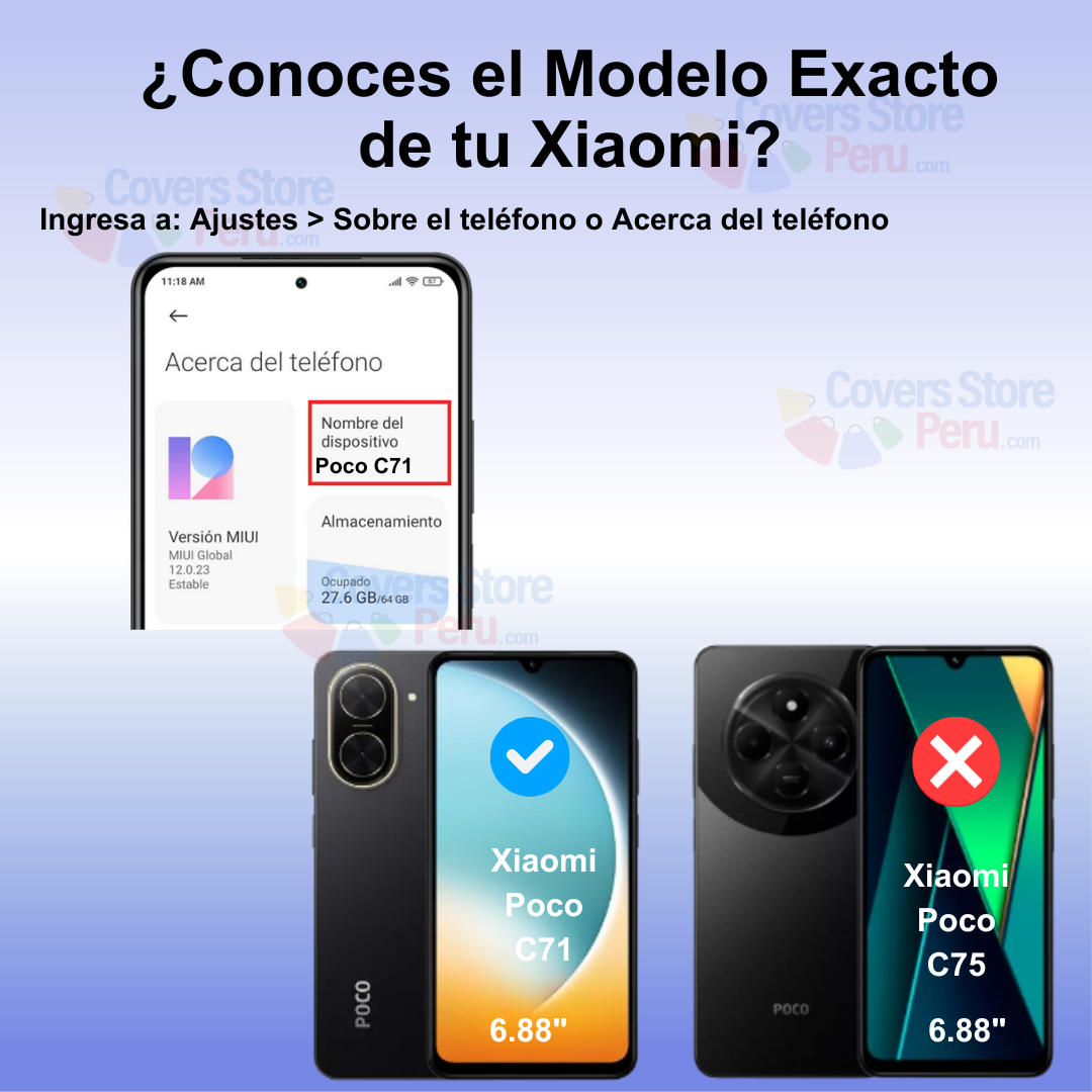 Mica Protector para Xiaomi Poco C71 Vidrio Templado OG