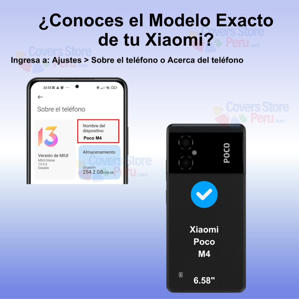 Funda para Xiaomi Poco M4 Anillo Metálico Azul