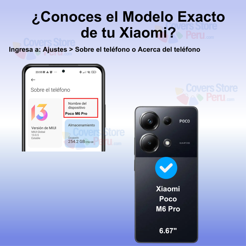 Funda Case para Xiaomi Poco M6 Pro Soft Feeling Antishock Azul