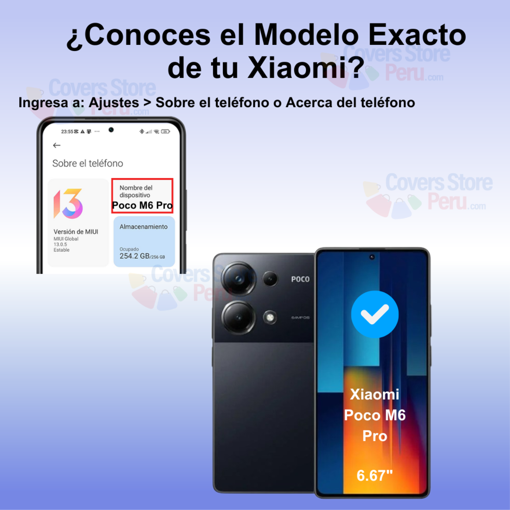 Mica para Xiaomi Poco M6 Pro Vidrio Templado Anti-Espía