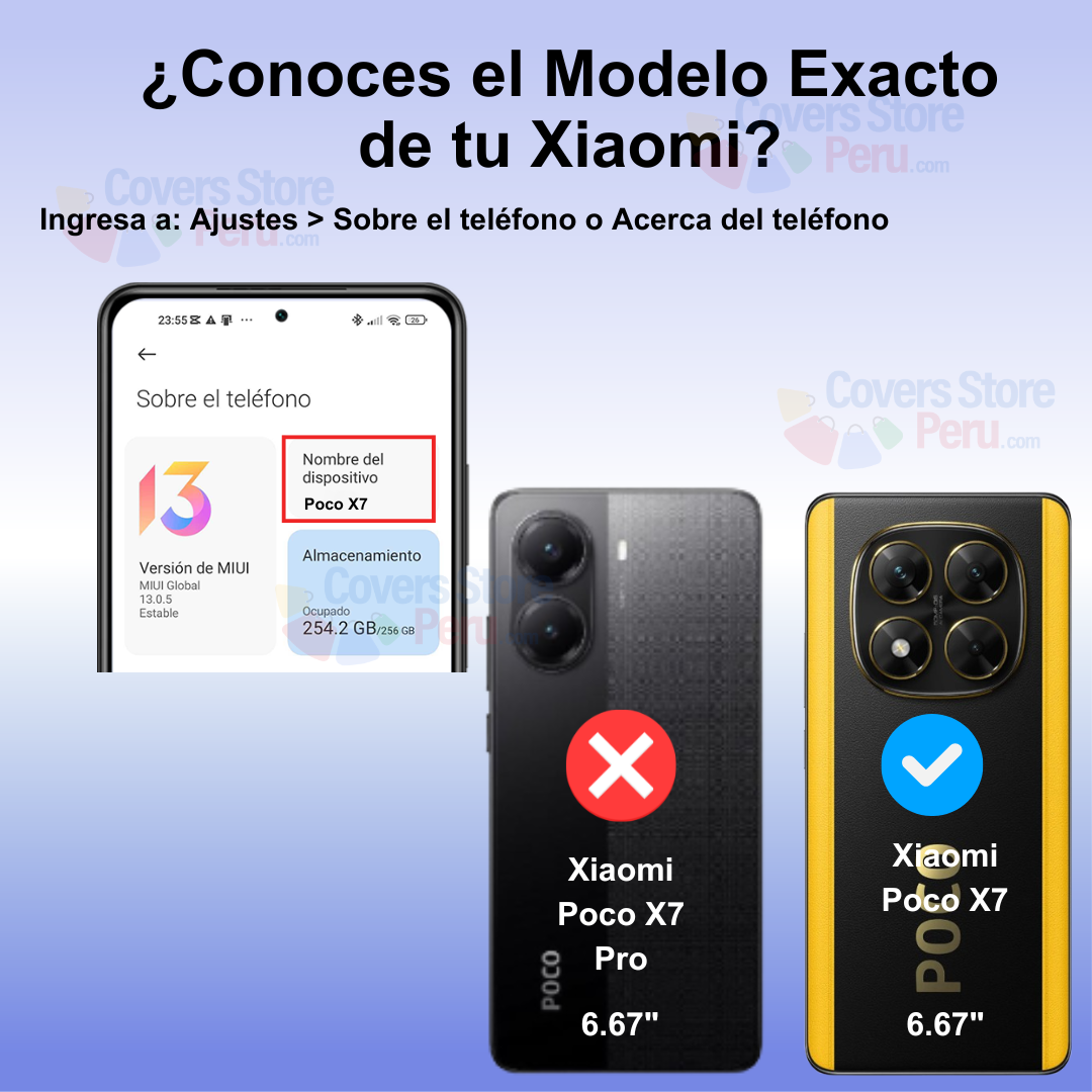Funda Case para Xiaomi Poco X7 Space Original Transparente