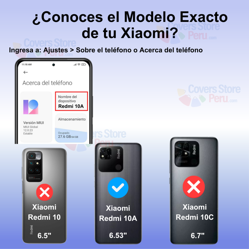 Funda para Xiaomi Redmi 10A Ahumado con Anillo Azul